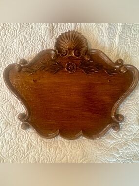 Vintage 1965 MCM Syroco Wood Style Resin Wall Hanging